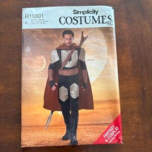 Simplicity Costumes Pattern R11001 A for Men’s Fantasy & Cosplay